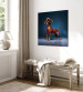 Canvas AI Dachshund Dog - Smiling Animal in Colorful Disguise - Square 150271 additionalThumb 4