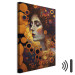Canvas Print Orange Woman - A Portrait Inspired by the Work of Gustav Klimt 151071 additionalThumb 8