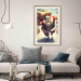 Wall Poster Christmas Madness - A Muscular Santa Claus Carrying a Gift 151871 additionalThumb 11