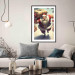 Wall Poster Christmas Madness - A Muscular Santa Claus Carrying a Gift 151871 additionalThumb 22