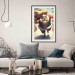 Wall Poster Christmas Madness - A Muscular Santa Claus Carrying a Gift 151871 additionalThumb 24