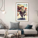 Wall Poster Christmas Madness - A Muscular Santa Claus Carrying a Gift 151871 additionalThumb 15