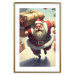 Wall Poster Christmas Madness - A Muscular Santa Claus Carrying a Gift 151871 additionalThumb 23