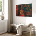 Canvas Print Frida Kahlo - Composition With the Painter Sitting in a Room With Skulls 152271 additionalThumb 10