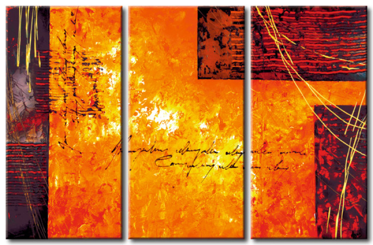 Canvas Art Print Orange 48371