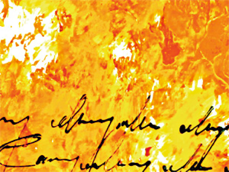 Canvas Art Print Orange 48371 additionalImage 3