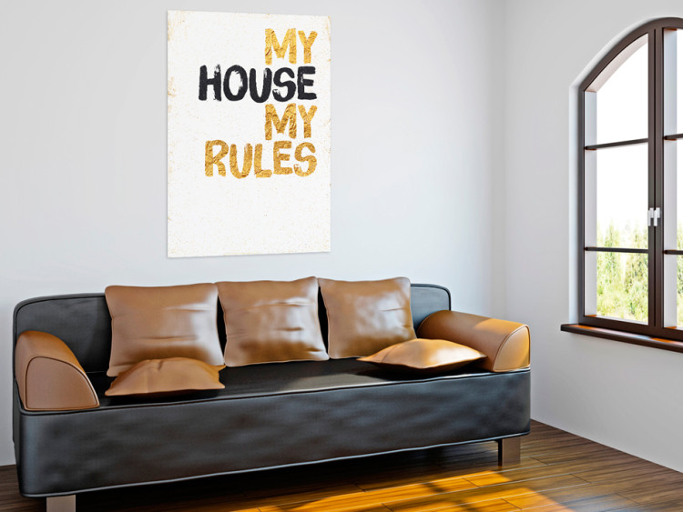 Canvas My Home: My house, my rules 76871 additionalImage 3