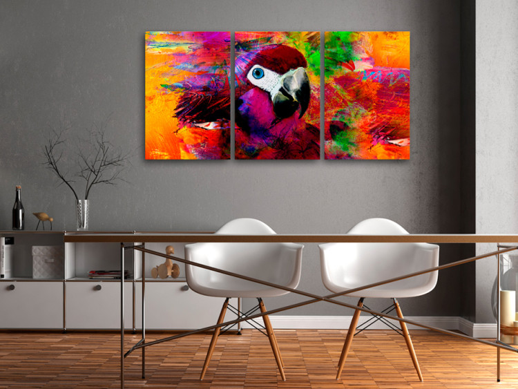 Canvas Art Print Jungle of Colours 90471 additionalImage 3