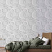 Modern Wallpaper White Rings 108281 additionalThumb 4