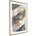 Poster Geometric Chain - Elegant gold abstraction on a marble background 114381 additionalThumb 8
