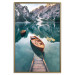 Wall Poster Boats in the Dolomites - picturesque water landscape against a mountain range backdrop 116681 additionalThumb 20