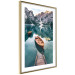 Wall Poster Boats in the Dolomites - picturesque water landscape against a mountain range backdrop 116681 additionalThumb 6
