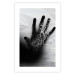 Poster Magical Hand - black and white geometric abstraction with plant motif 117281 additionalThumb 24