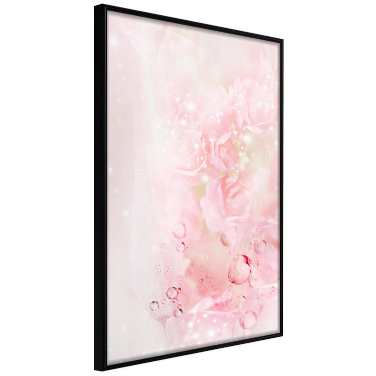 Poster Pink Nature - radiant abstraction with delicate botanical motif 117881 additionalImage 10