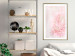 Poster Pink Nature - radiant abstraction with delicate botanical motif 117881 additionalThumb 13