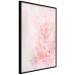 Poster Pink Nature - radiant abstraction with delicate botanical motif 117881 additionalThumb 10