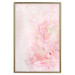 Poster Pink Nature - radiant abstraction with delicate botanical motif 117881 additionalThumb 16