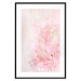 Poster Pink Nature - radiant abstraction with delicate botanical motif 117881 additionalThumb 15