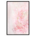 Poster Pink Nature - radiant abstraction with delicate botanical motif 117881 additionalThumb 18