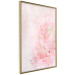 Poster Pink Nature - radiant abstraction with delicate botanical motif 117881 additionalThumb 12