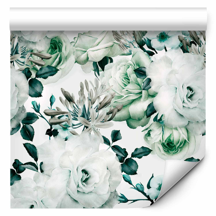 Wallpaper English Flowers (Green) 117981 additionalImage 1