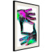 Wall Poster Colorful Frame - abstraction with two hands on a uniformly white background 118281 additionalThumb 13