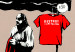 Poster Destroy Capitalism - Banksy-style graffiti with people in line 118781 additionalThumb 9