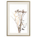 Poster Chamomile - simple autumn composition with a botanical motif on a white background 119181 additionalThumb 19