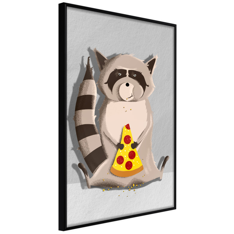 Poster Sweet Tooth Raccoon - colorful playful composition with an animal for children 119281 additionalImage 10