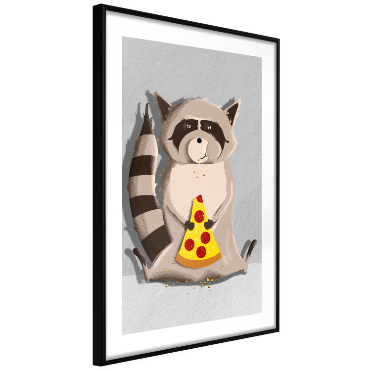 Poster Sweet Tooth Raccoon - colorful playful composition with an animal for children 119281 additionalImage 11