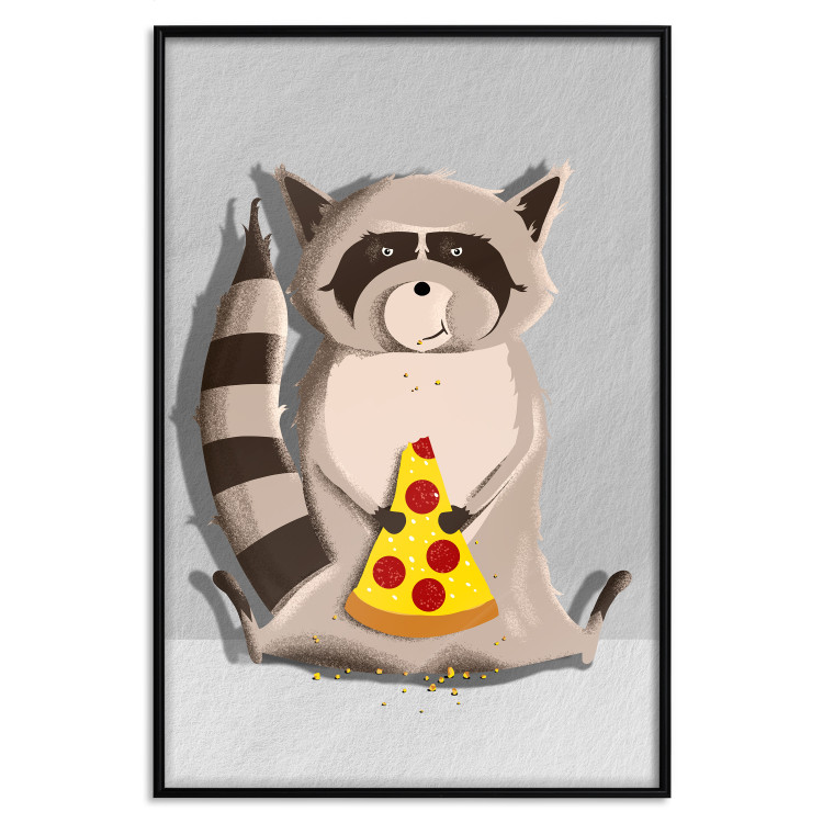 Poster Sweet Tooth Raccoon - colorful playful composition with an animal for children 119281 additionalImage 18