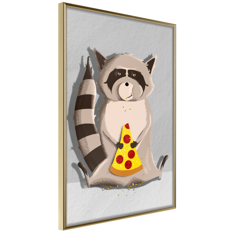 Poster Sweet Tooth Raccoon - colorful playful composition with an animal for children 119281 additionalImage 12