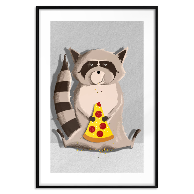 Poster Sweet Tooth Raccoon - colorful playful composition with an animal for children 119281 additionalImage 15