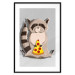 Poster Sweet Tooth Raccoon - colorful playful composition with an animal for children 119281 additionalThumb 15