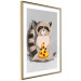 Poster Sweet Tooth Raccoon - colorful playful composition with an animal for children 119281 additionalThumb 6