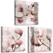Canvas Print Floral Texture of Rose (3-part) - Magnolias in Rustic Nature 122781 additionalThumb 2