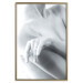 Poster Feminine Delicacy - black and white nude of a woman with a ring on her finger 123481 additionalThumb 20