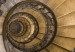Poster Architectural Spiral - architecture of stairs with metal railing 123881 additionalThumb 9