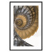 Poster Architectural Spiral - architecture of stairs with metal railing 123881 additionalThumb 17