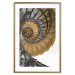 Poster Architectural Spiral - architecture of stairs with metal railing 123881 additionalThumb 14