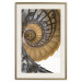 Poster Architectural Spiral - architecture of stairs with metal railing 123881 additionalThumb 19