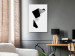 Canvas Art Print Black and grey geometric figures - minimalistic abstraction 127381 additionalThumb 3