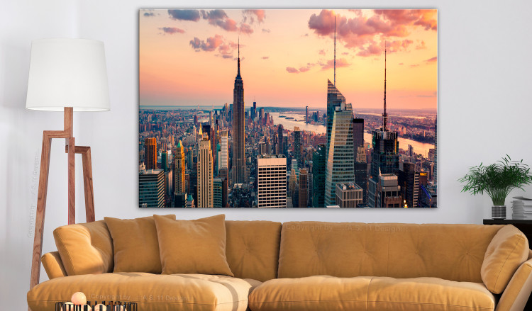Large canvas print Sea of Skyscrapers - NYC [Large Format] 128681 additionalImage 6