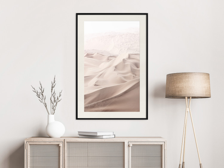 Wall Poster Sandy Fabric - delicate desert sands in a light composition 129481 additionalImage 23
