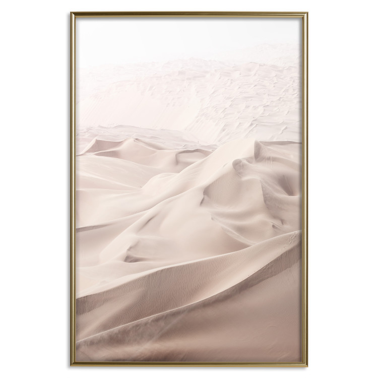 Wall Poster Sandy Fabric - delicate desert sands in a light composition 129481 additionalImage 16