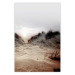 Poster Path Through Dunes - landscape of a sandy beach against a clear sky 130381