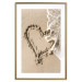 Wall Poster Wave of Love - seaside landscape of a wave and a romantic heart on sand 131781 additionalThumb 14