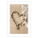 Wall Poster Wave of Love - seaside landscape of a wave and a romantic heart on sand 131781 additionalThumb 19