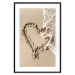 Wall Poster Wave of Love - seaside landscape of a wave and a romantic heart on sand 131781 additionalThumb 15