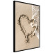 Wall Poster Wave of Love - seaside landscape of a wave and a romantic heart on sand 131781 additionalThumb 11